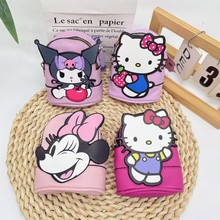 儿童卡通收纳包硬币耳机零钱包创意时尚女童硅胶包包拉链钱袋小包