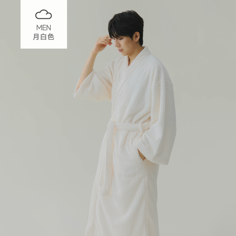 Men's white nightgown