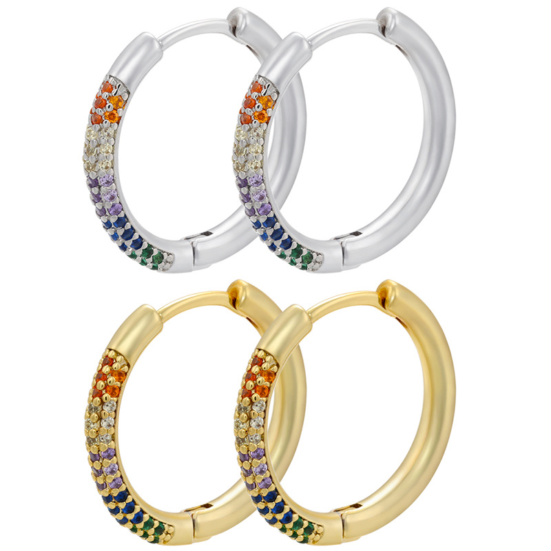 Geometric Copper Plating Earrings display picture 1