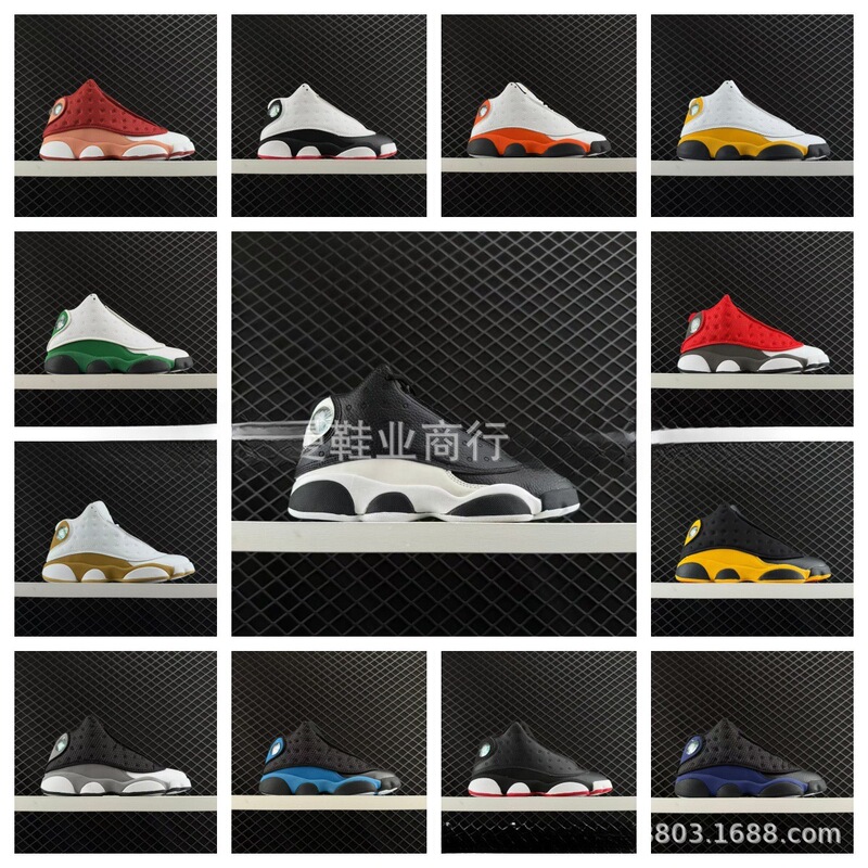 Putian shoes, pure original NK Air jd 13th generation retro mid-top cultural casual sports basketball shoes, retro trend