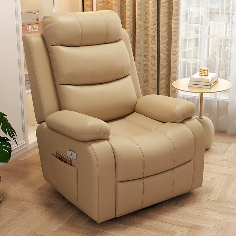 Sofá espacial de primera clase, silla mecedora multifuncional, dormitorio, sofá de computadora perezoso, sofá eléctrico para una sola persona.