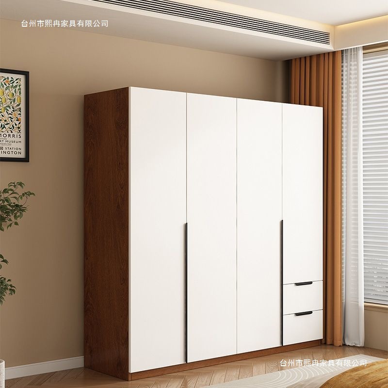 Wardrobe Home Bedroom Combination Group Purchase 2025 Popular Small Apartment Rental Factory Direct Sales Simple Storage Cabinet