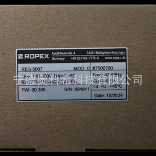 Ropex Controller Model: Res-5007 110-300V Welcome to Negotiate
