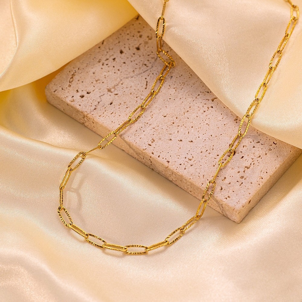 Pulsera de Acero de Titanio de Dongguan, Estilo Europeo y Americano, Diseño de Doble Cadena con Cuchillas, Exagerada, Hip-Hop, para Otoño e Invierno, No se Destiñe, para Mujer