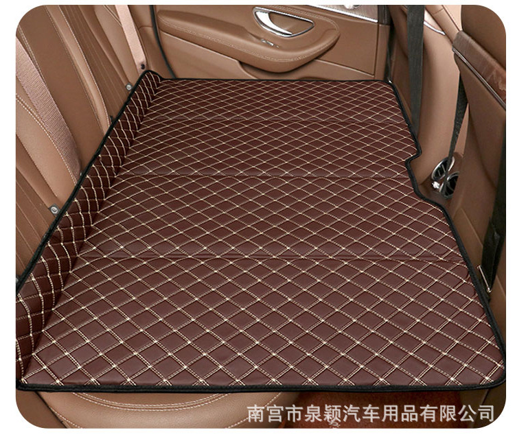 Inflatable-Free Foldable Car Mattress Rear Seat Cushion Car Universal Car Seat Cushion Chair Modified Bed Sleeping Rest Car Bed