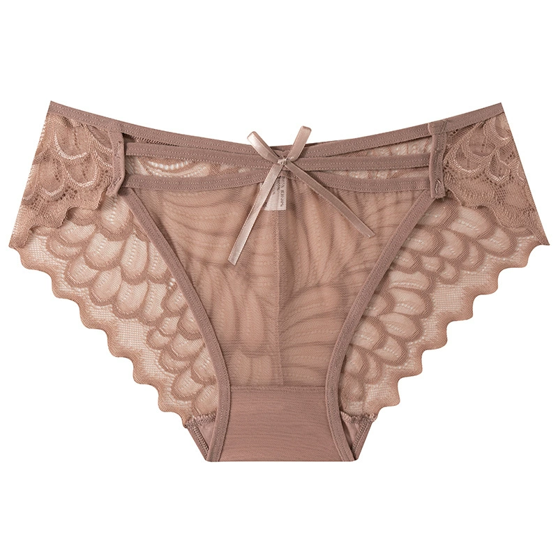 2025 новое сладкое женское белье кружевные sexy butterfly wings low waist hollow mesh женские трусы