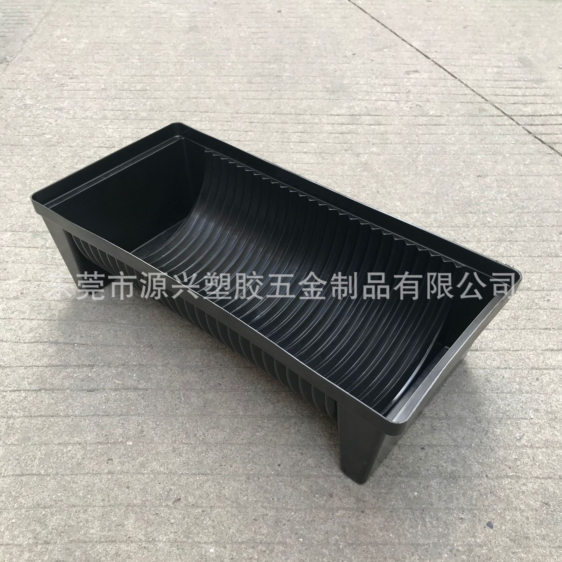 黑色料盘盒SMT圆形槽盒卷料托盘电子物料盒SMD圆盘IC料带存放胶框