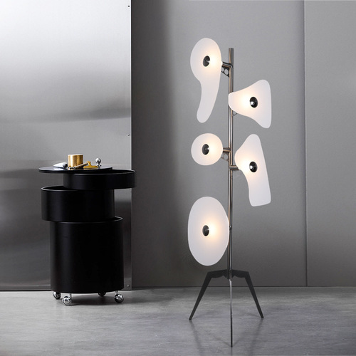 Nordic creative modern minimalist living room bedroom hotel homestay designer model room aspherical macaron floor lamp