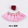 Earrings with tassels, accessory, 2cm, polyester, wholesale