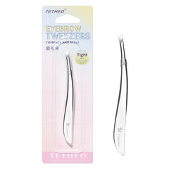 緹香眉毛夾單個裝修眉夾嫁接假睫毛美容鑷子拔毛夾不鏽鋼斜口眉鉗