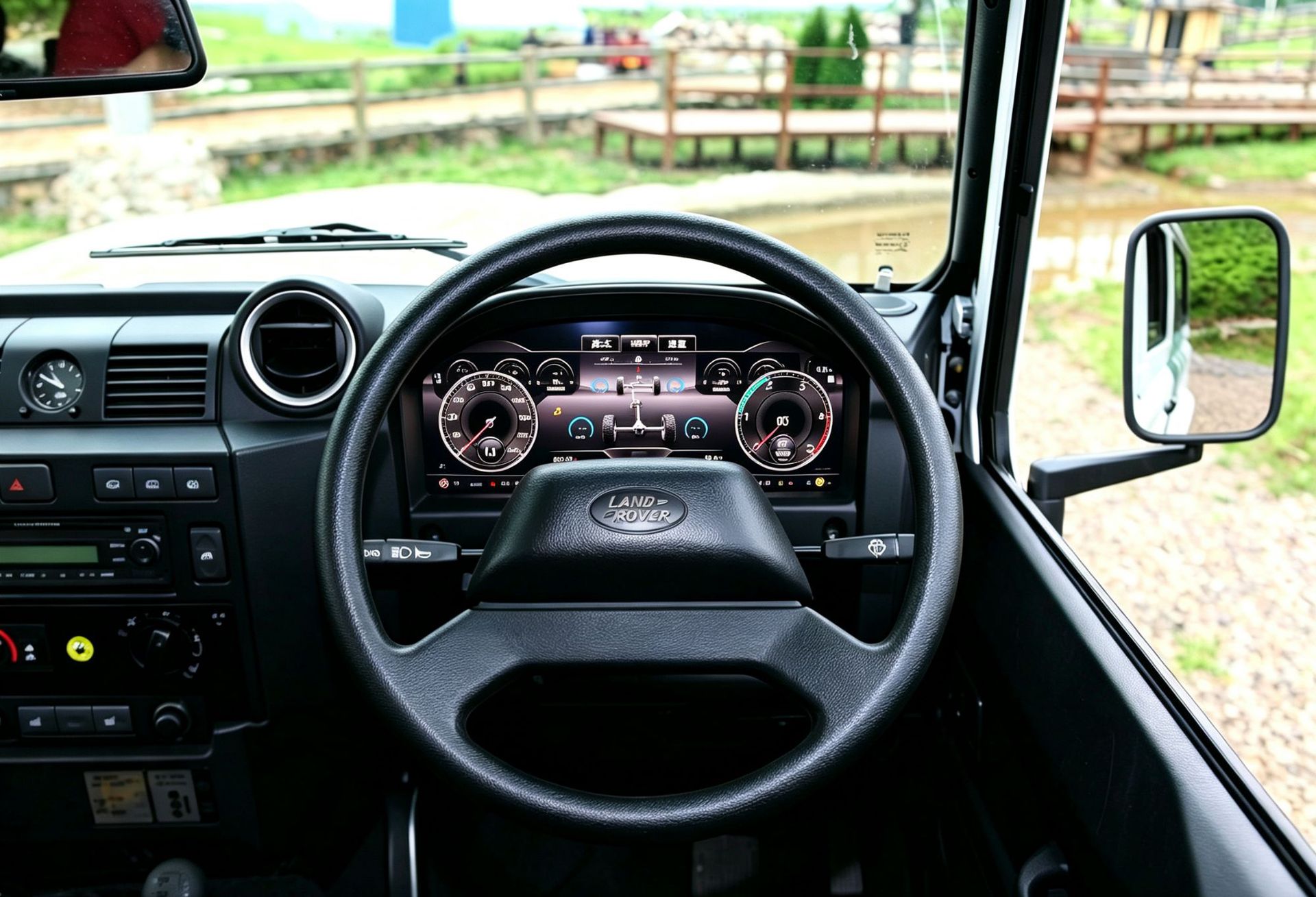 Suitable for Land Rover Defender Full Lcd Instrument Panel 12.3inch Old-To-New Instrument Assembly