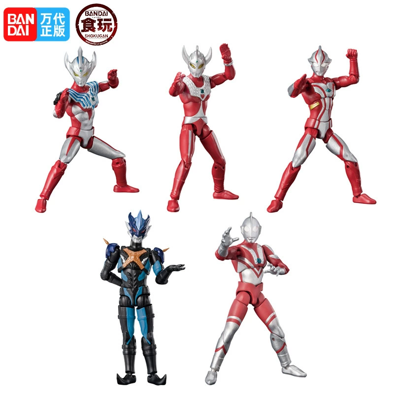 Bandai, подвижная игрушка с едой, набор, оружие с аксессуарами, кукла