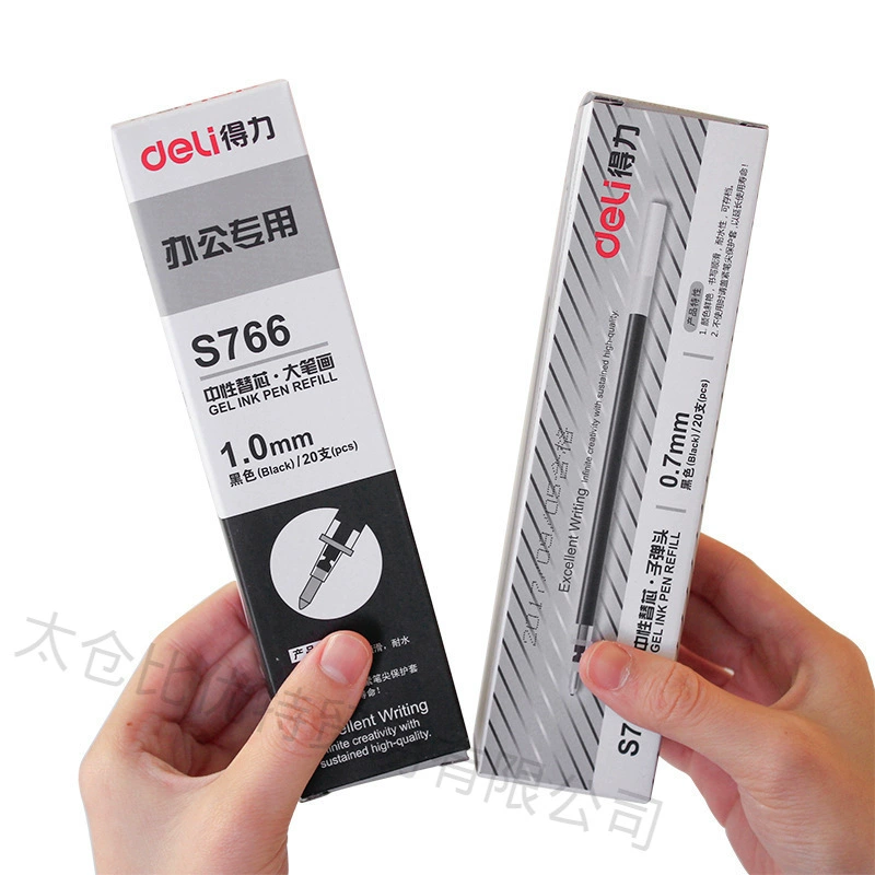 Rollerball pen, black coloured pencils, 1.0mm