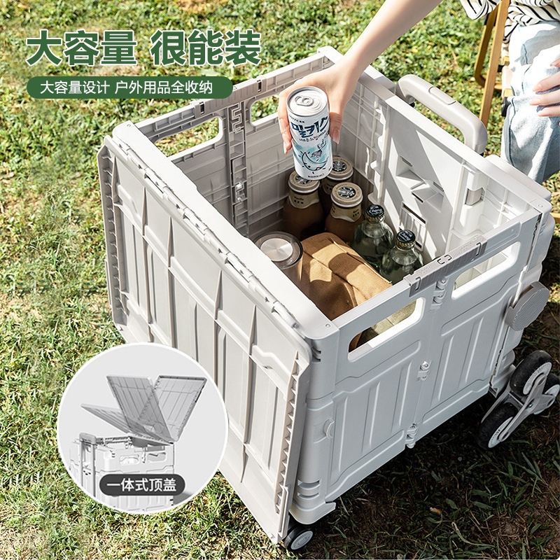 折りたたみ食料品カート、家庭用ポータブルエクスプレスカート、屋外キャンプ露店、貨物トレーラー、折りたたみショッピングカート|undefined