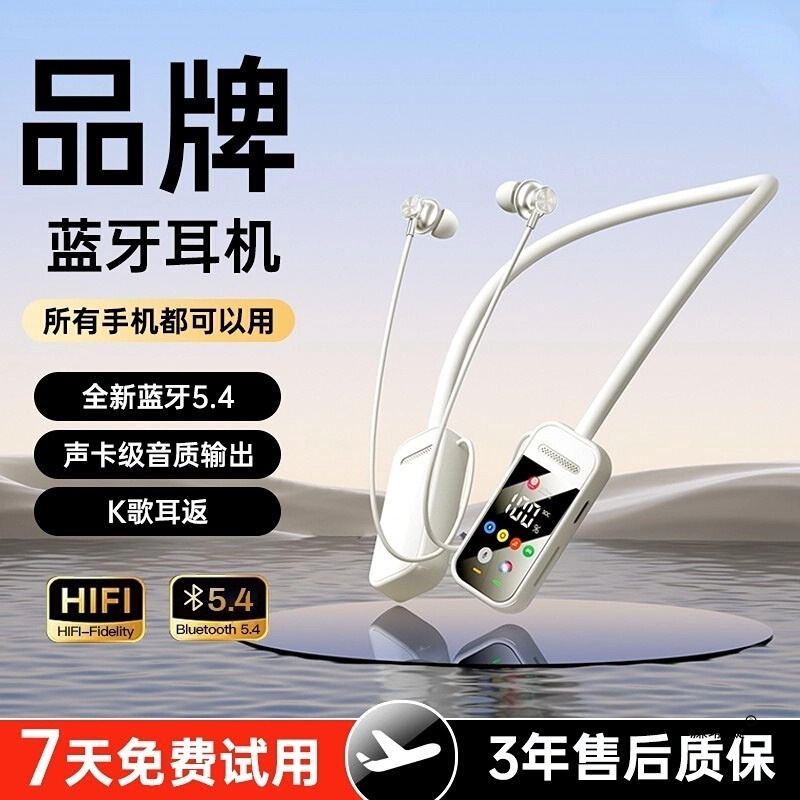 Berlin Sound Wireless Bluetooth Headset Hanging Neck 2024 New In-Ear Singing Karaoke Ear Return Live Broadcast with Microphone