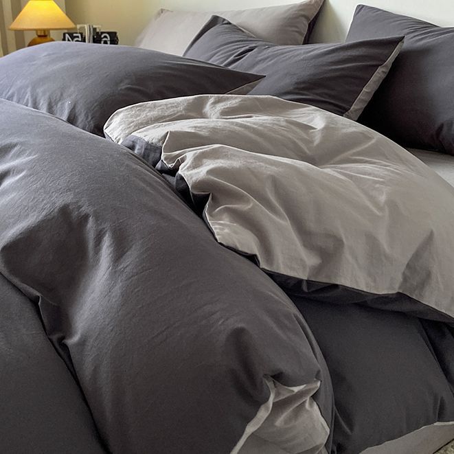 Funda de edredón de algodón de algodón de una sola pieza 180x220 Funda de edredón individual 150x200x230cm Funda de edredón simple de lujo ligero de alta gama