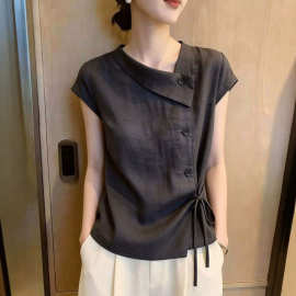 独特漂亮超好看上衣女2026年夏季新款高端设计感小众时尚气质女装