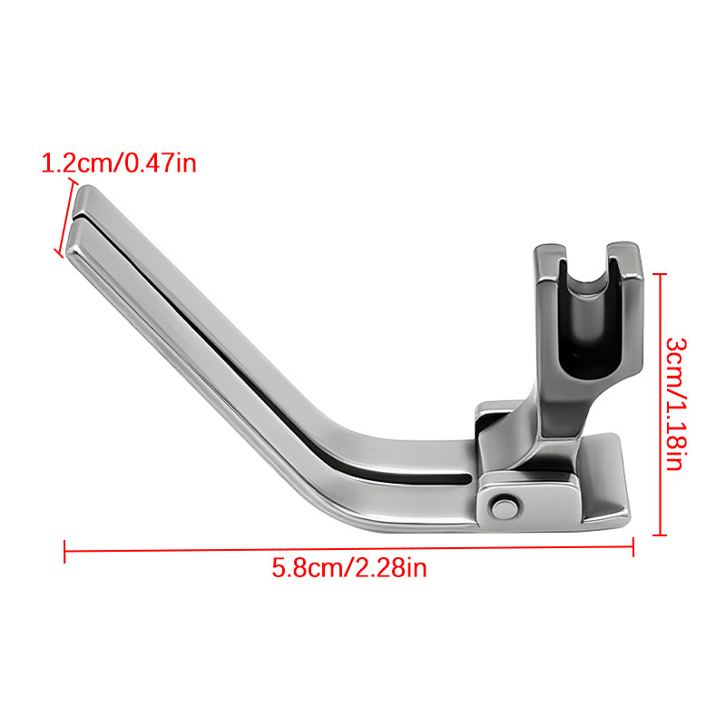 P127l pie de presión de acero completo para sombreros, algodón pie de presión de materiales gruesos fábrica de máquinas de coser industriales