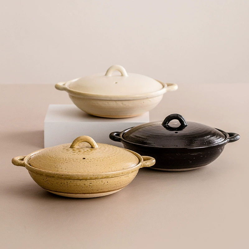 Официальный подлинный японский импортный глиняный горшок Banko, устойчивый к высоким температурам, суповая кастрюля с крышкой, бытовой глиняный горшок в японском стиле, керамический горшок для риса