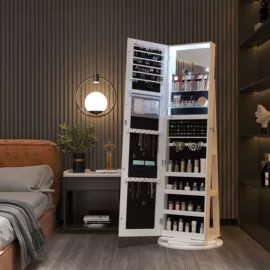 落地镜;穿衣镜;简易储物柜