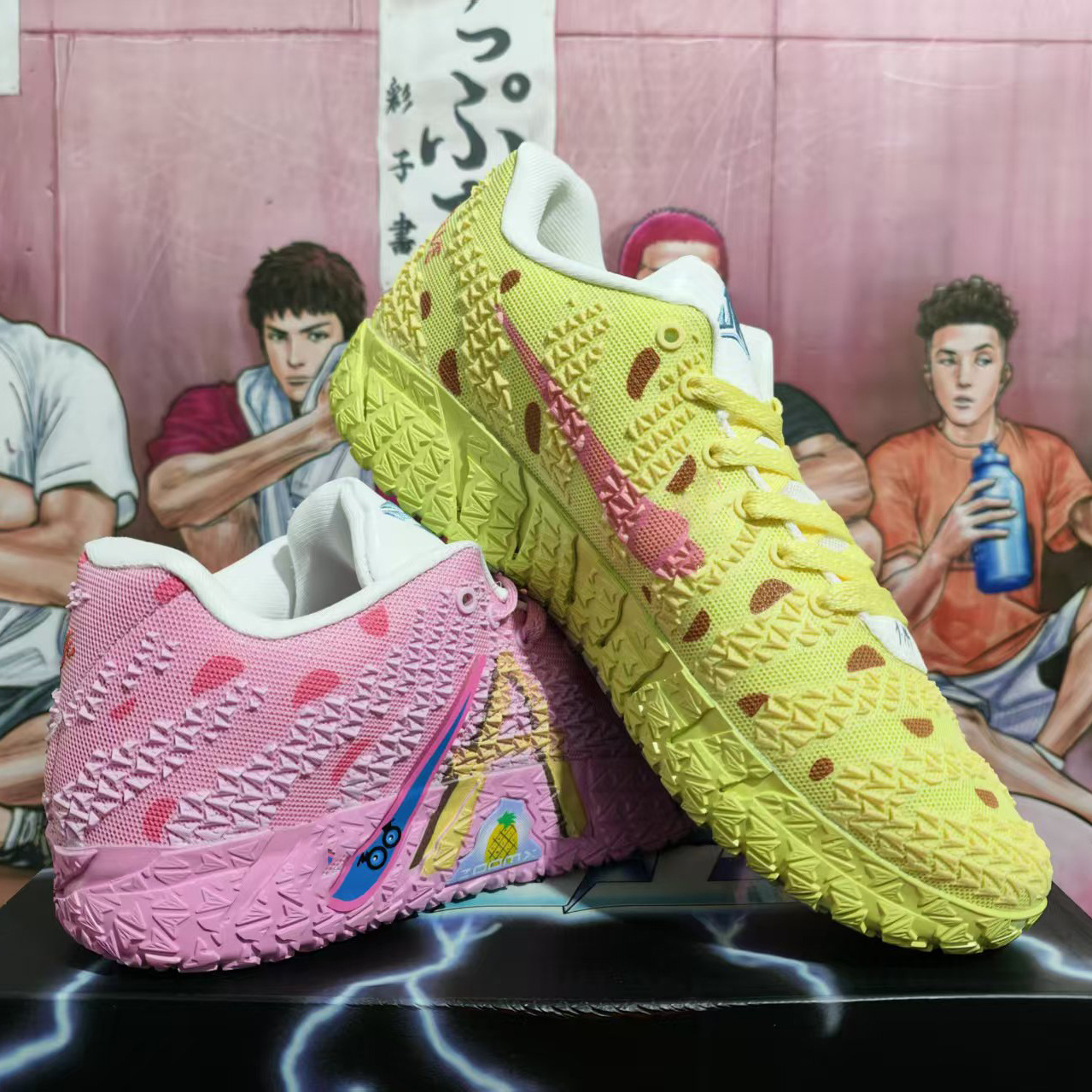 Pure original Ja3 Morant tres generaciones de pulso negro, zapatos de baloncesto nocturno para hombres y mujeres, zapatos deportivos de moda