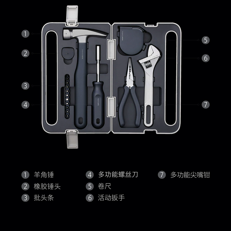 Handheld screwdriver, wrench for repair, universal set