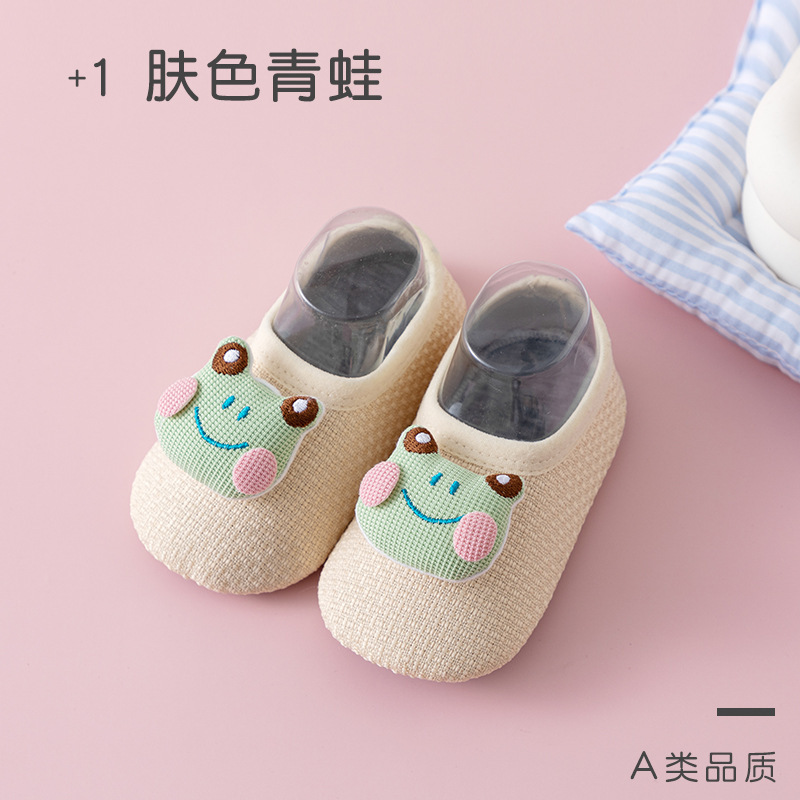 宝宝婴儿地板袜防滑卡通儿童软底室内学步鞋早教鞋学步软底春秋冬|undefined