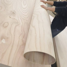 弯曲胶合板家具造型多层板多规格椴木巴果木弯曲胶合板批发