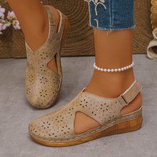 N 18434 Wedge peep-toe sandals �¸�������Ь�羳����ͨ��