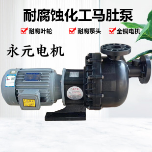 勝川寶PP塑料化工自吸泵馬肚污水泵電鍍污水泵永元電機大頭泵