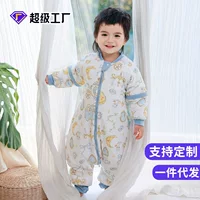 Baby incoming baby baby a категория осенние и зимние ножки термостатические спальные мешки детское цельные пижамы для детей