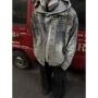 美式重工宽松辣妹上衣