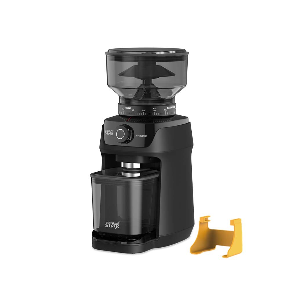 WinningStar Home 65 archivos para ajustar el grosor de los granos de café molienda en seco trituración y molienda molinillo eléctrico cronometrador