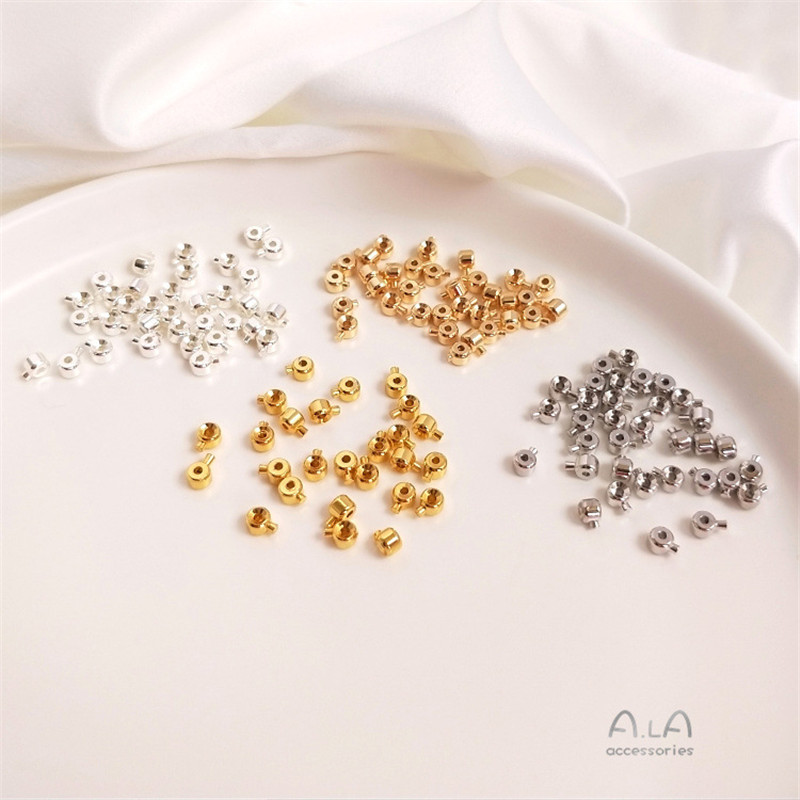 A la 14k gold color retaining snap buckle manual diy bracelet closing clip wire rope fishing line positioning buckle buckle A la 14k gold color retaining snap buckle manual diy bracelet closing clip wire rope fishing line positioning buckle buckle