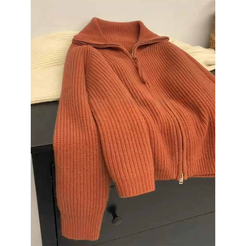 Кофточка oversize с молнией, женская кардиган демисезон, бархатистая фактура, размеры S–L