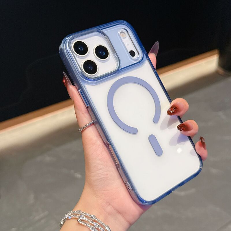 跨境适用iPhone17ProMax手机壳透明磁吸苹果17Air冰彩防摔保护套|undefined