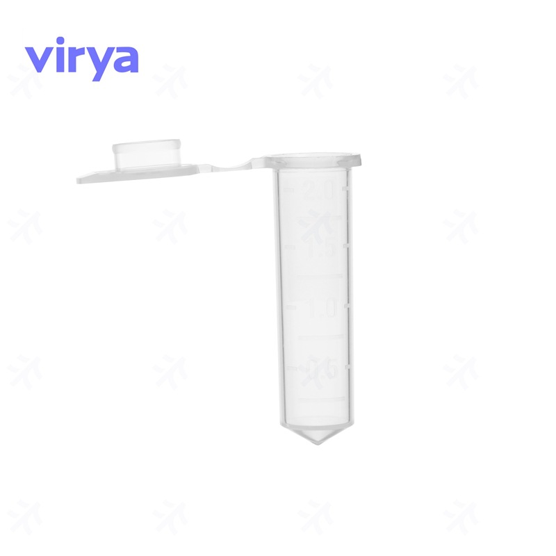 Virya 微量离心管3122068 2.0ml无色,压盖圆底,灭菌盒装,透明