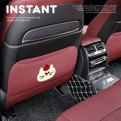 Back Storage Car Decoration Car Chair back anti-kick pad