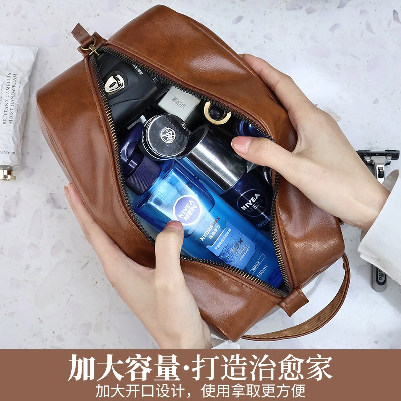 Polyurethane high quality capacious storage system for traveling, handheld storage bag, (Cross-border trading)