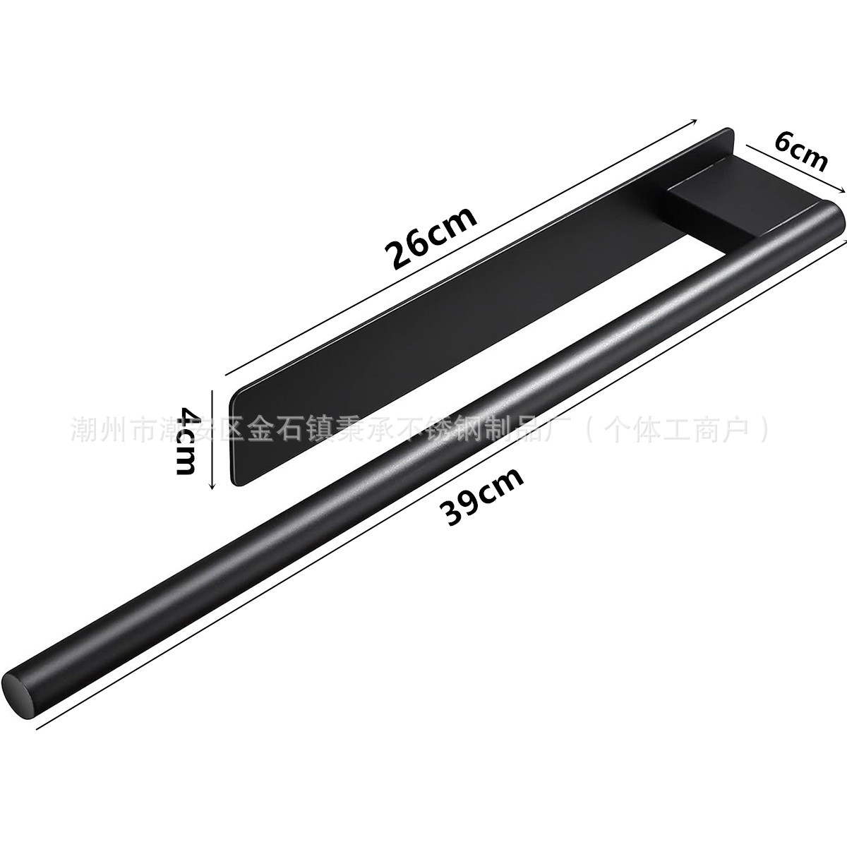 Acero inoxidable transfronterizo sin perforación barra de toalla de baño multifuncional toalla de baño tipo pared toalla de inodoro estante