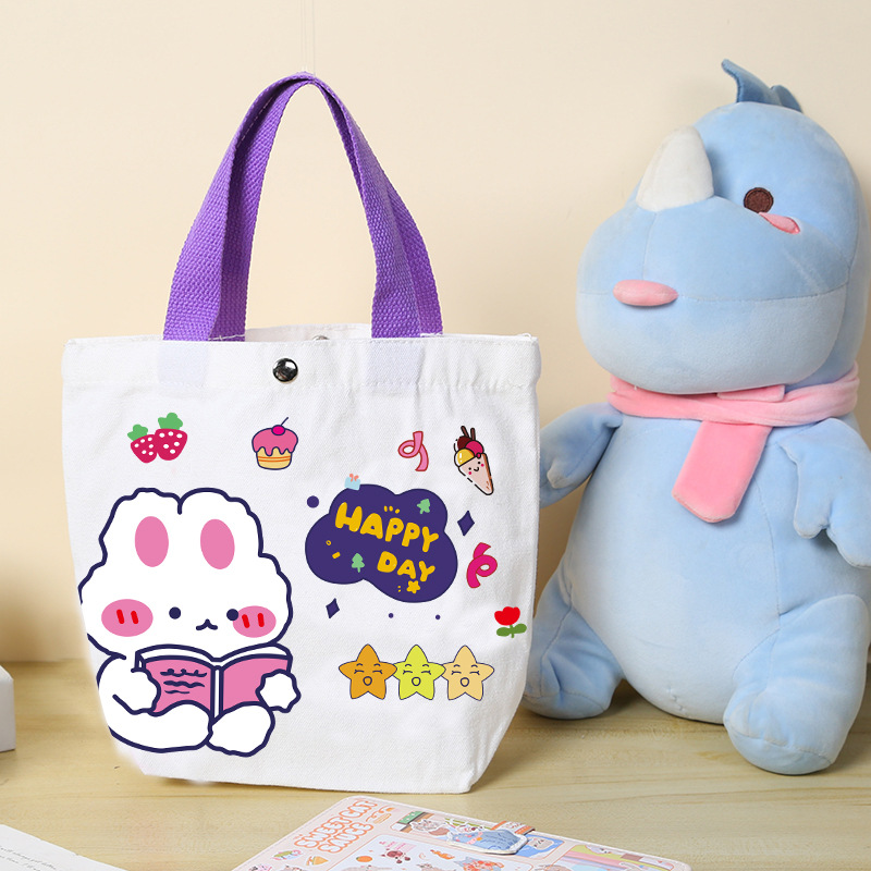 Bolso de lona de recuerdo para niños Bolso de regalo de cumpleaños para niños de escuela primaria Bolso de regalo de regalo de jardín de infantes