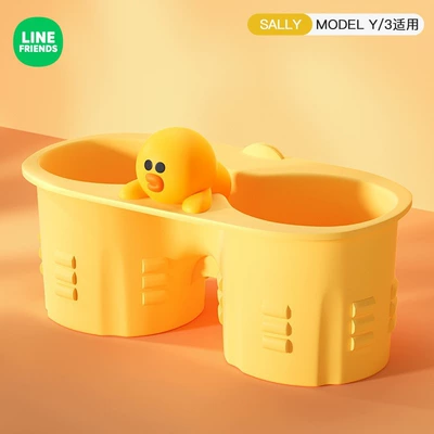 Car Water Cup Holder Suitable for Tesla Model 3/Y Accessories, Car Center Console Water Cup Mat Fixed Limiter (Car cup holder/beverage holder) - modely3-silicone-water-cup-holder-sally
