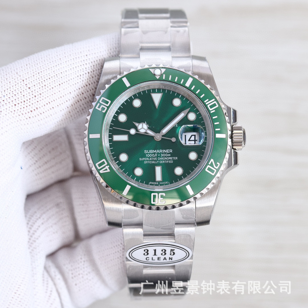 AliExpress Water Ghost Watch Men's Green Water Ghost Series Watch Automatic Mechanical Men's Watch Steel Belt Luminous Men's Watch Batch