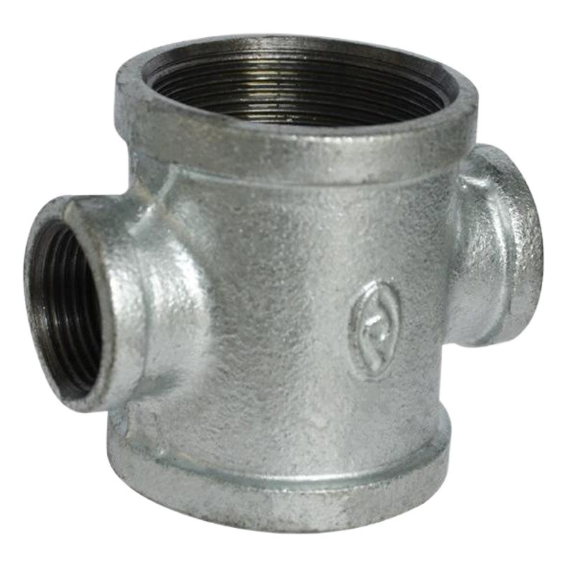 Оцинкованные аксессуары Ма Сталь DN20 Cross плоскость 4 минуты 6 минут 1 дюйм 1,5 дюйма пожарная труба проволока DN25 четыре