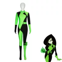 Трансграничная пряная девушка cos костюм sigo Shego ролевая косплей одежда колготки аниме костюм