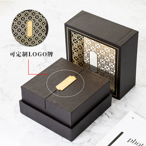 Wooden storage box jewelry collection gift box solid wood watch bracelet storage gift packaging box velvet bracelet box