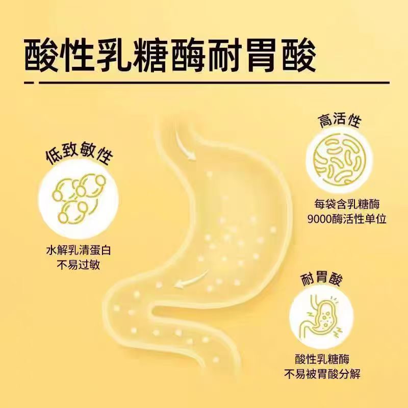 迪巧乳糖酶9000 ハードタイプ 高濃度 毎袋高含有IU 消化促進プロバイオティクス 活性プロバイオティクス コンパニオン|undefined