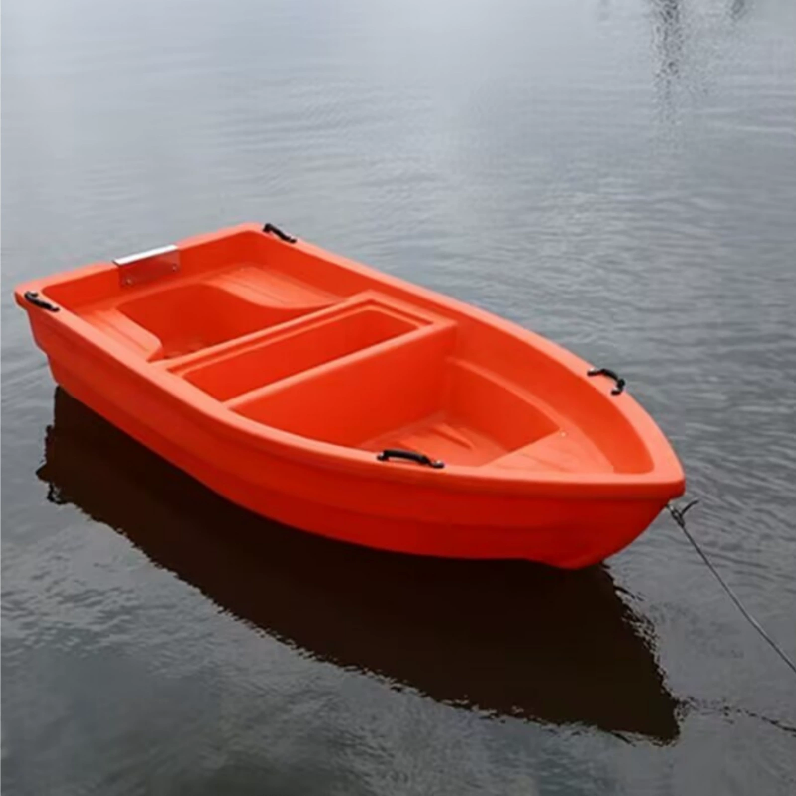 Плотная лодка из PLA 3.1 м, пластиковая рыболовная лодка с живым водяным танком, может быть оснащена лодкой для рыбалки, пластиковый корабль