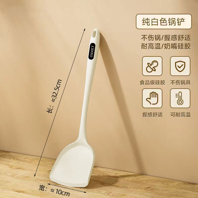 Nuevo tipo de olla de cocina antiadherente para pala de fritación de verduras, pala de cocina resistente a altas temperaturas, pala de cocina de cocina, pala de cocina de grado alimenticio