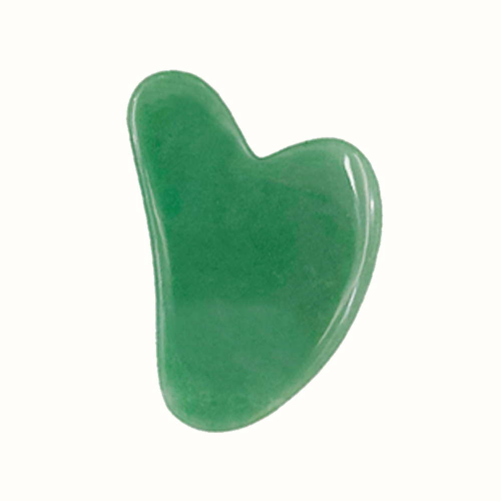 Venta al por mayor tablero de raspado jade rosa cristal dongling jade obsidiana masajeador cara adelgazamiento casa salón de belleza cara lifting